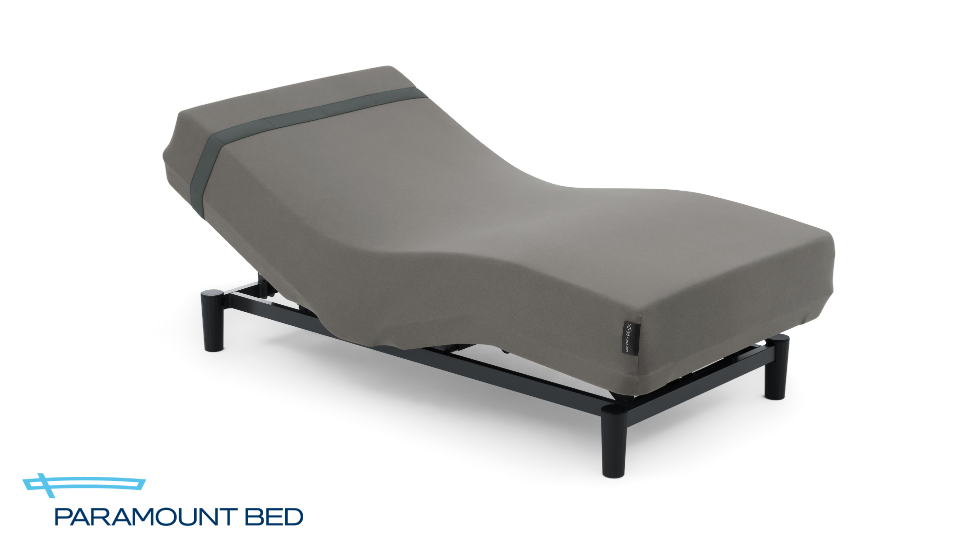 パラマウントベッド|Active Sleep BED (ANALYZERセット / コットンスムースニット) モダングレー色 シングル