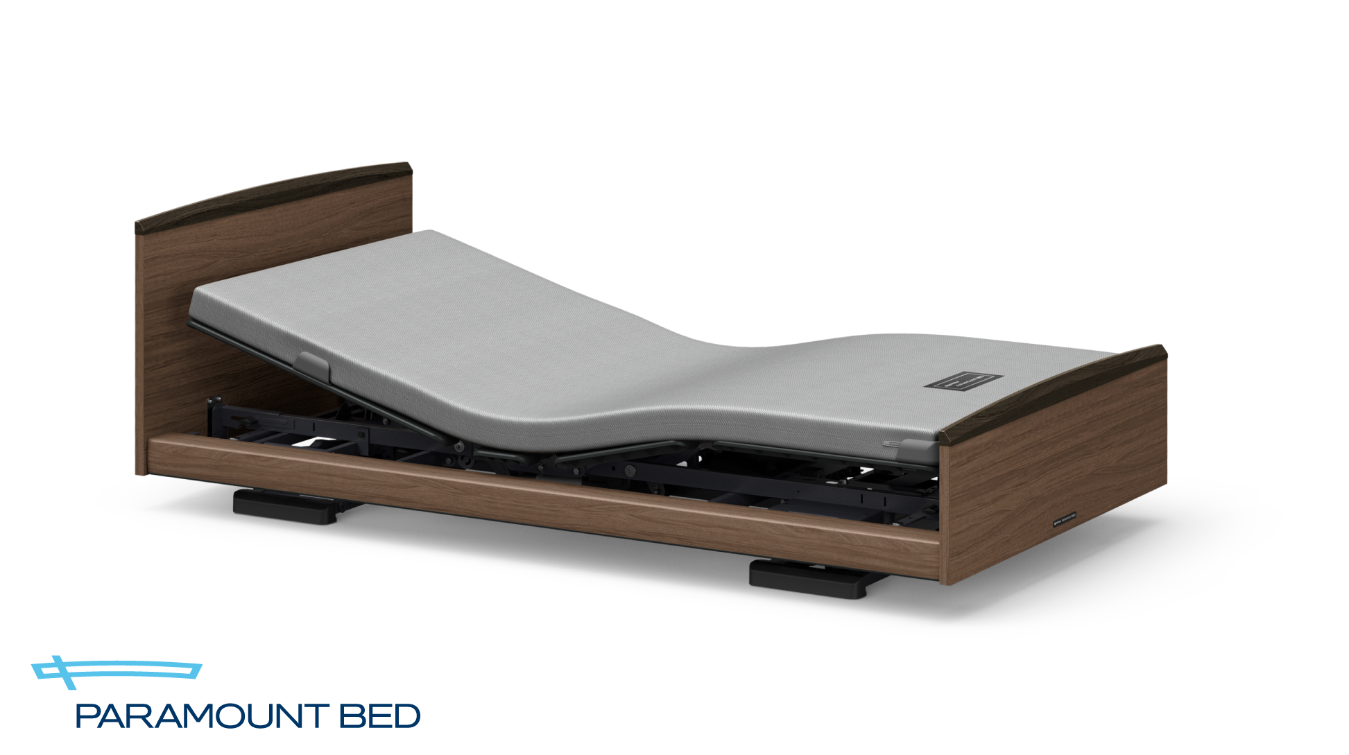 パラマウントベッド|INTIME 3000 (3モーター / ラウンドHB / Active Sleep ANALYZERセット) クラッシーダーク色 セミダブル