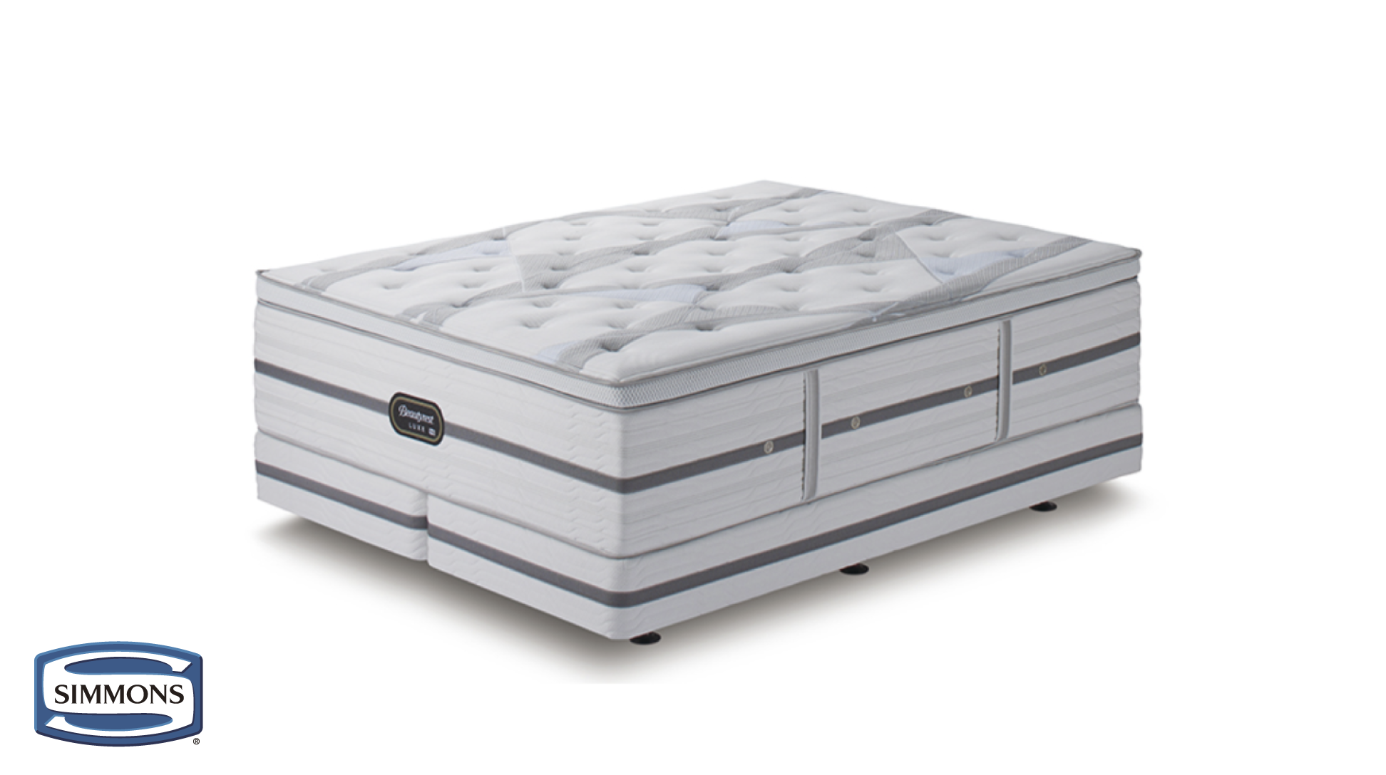 シモンズ|ビヨンド シグネチャー ピロートップAA21BS1 キング(2枚もの)