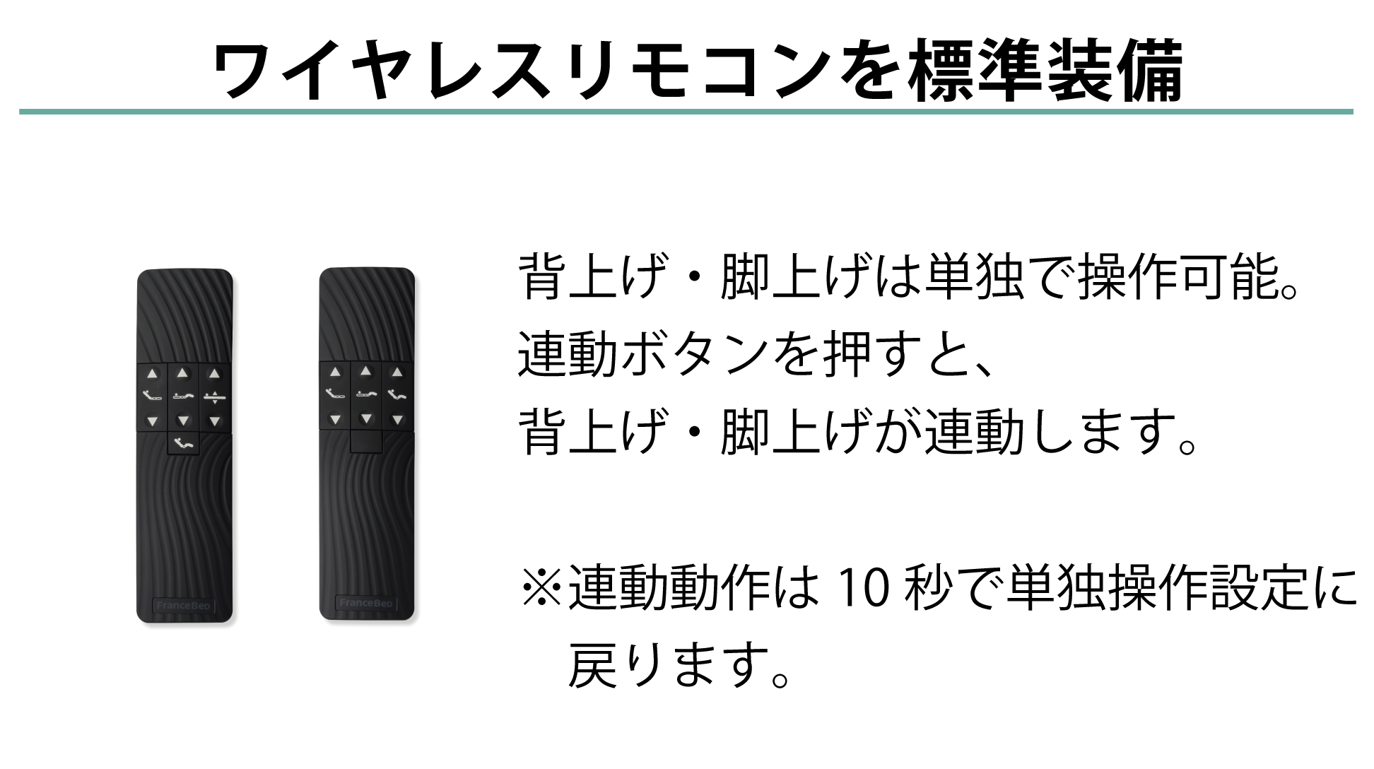 フランスベッド|グランサス GS-01F (2モーター / レッグ-B) KGY(グレー)色 セミダブル