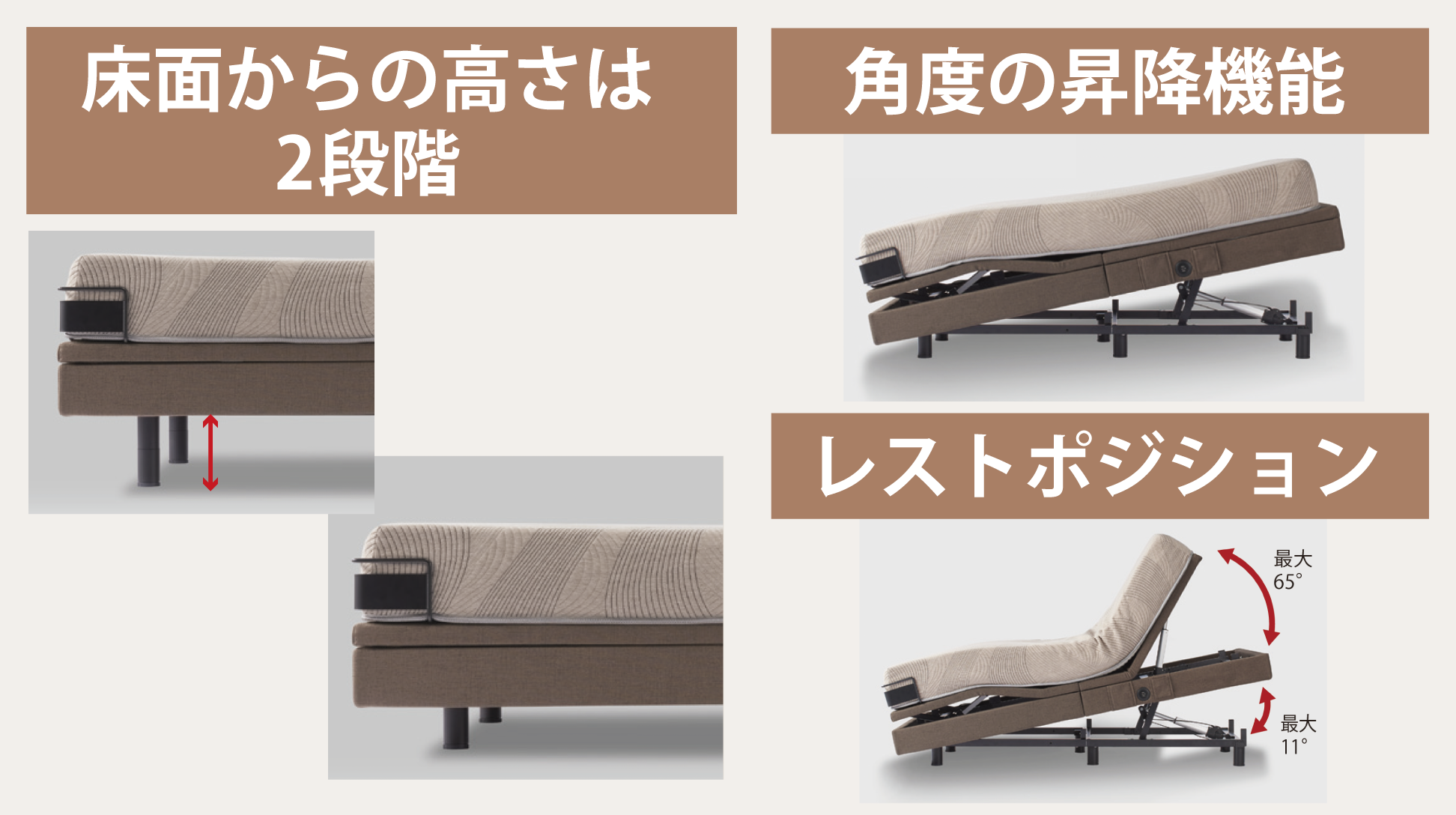 シモンズ|電動リクライニングベッドセット|シムレストプラス ブルー色|5.5 レギュラー セミダブル